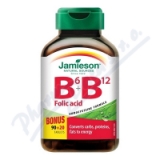 JAMIESON Vitamíny B6 B12+kyselina listová tbl. 110