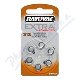 Rayovac Extra Adv. 312 baterie do naslouchadel 6ks