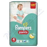 Pampers Pants 4 plenkov kalhotky 9-15kg 52ks