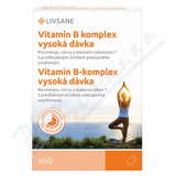 LIVSANE Vitamin B Komplex vysok dvka 60ks
