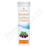 LIVSANE umiv tablety elezo + Vitamin C 20ks