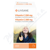 LIVSANE Vitamin C 200mg CZ tablety 60ks