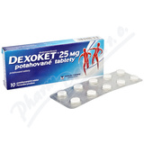 Dexoket 25mg tbl. flm. 10 II