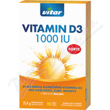 Vitar Vitamin D3 Forte 1000 IU tbl. 90