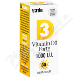 Vitamín D3 Forte 1000 I. U. tbl. 30