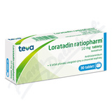 Loratadin-Ratiopharm 10mg por. tbl. nob. 30x10mg