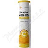 LIVSANE Vitamin C vys.  dvka 1000mg um. tbl.  20ks