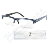 Brýle čtecí +1. 50 modro-černé s pouzdrem FLEX