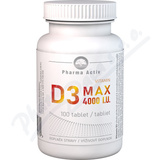 Vitamin D3 MAX 4000 I. U.  tbl. 100