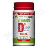 Vitamín D3 Mega 2000 I. U.  tbl. 180+90 Bio-Pharma