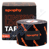 Spophy Kinesiology Tape Black tejp. pska 5cmx5m