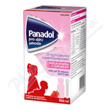 Panadol pro d�ti Jahoda 24mg-ml por. sus. 100ml+st�. 