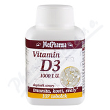 MedPharma Vitamin D3 1000 I. U.  tob. 107