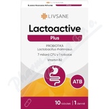 LIVSANE Lactoactive Plus PROBIOTIKA vit.  B2 tob. 10