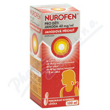 Nurofen pro d�ti jahoda 40mg-ml por. sus. 1x100ml