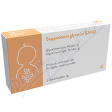 Supp. glycerini SANO Glycer�n. ��pky Pro d�ti 1g 5ks