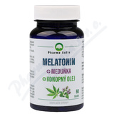 Melatonin Meduňka Konopný olej tob. 60