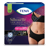 TENA Silhouette Plus Black M ink. kalh. 12ks 780201