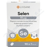 LIVSANE Selen 55mcg tbl. 90