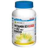 NatureVia Vitamin D3 3000IU + K2 MK7 cps. 60