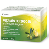 Vitam�n D3 2000 IU s olivov�m olejem cps. 90