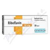 Riboflavin tbl. 30 Generica