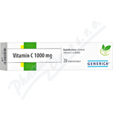 Vitamin C 1000 mg tbl. eff. 20 Generica