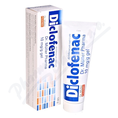 Diclofenac Dr.Müller Pharma 10mg-g gel 120g