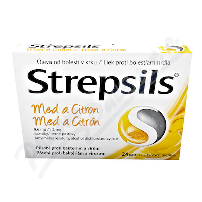 Strepsils Med a Citron 0.6mg-1.2mg pas.24