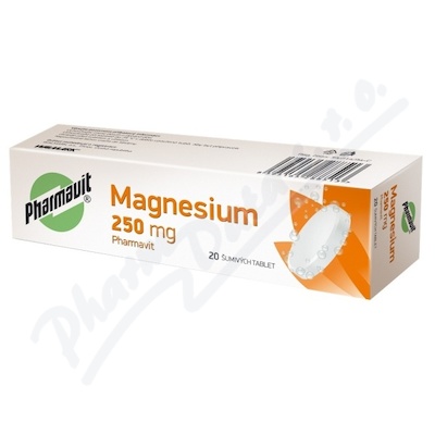 Magnesium-vitamin C Pharmavit 250mg tbl.eff.20